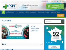 Tablet Screenshot of fspf.fr